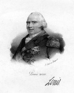 Luís XVIII, rei da França, século XIX.
