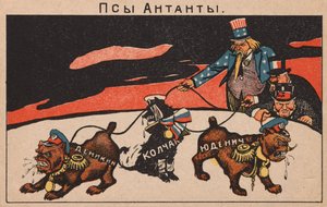 Os cães da Entente: Denikin, Kolchak, Yudenich, 1919.