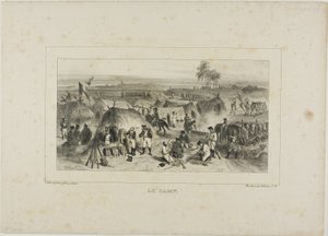O acampamento de Denis Auguste Marie Raffet