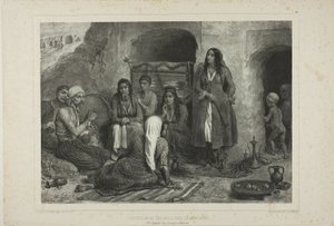 Casa de montanha de Tsiganes de Denis Auguste Marie Raffet