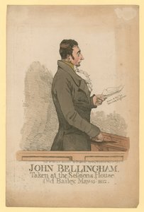 John Bellingham, tirado na Casa das Sessões, Old Bailey, 15 de maio de 1812