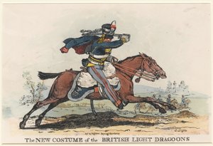 O Novo Traje dos Dragões da Luz Britânicos (gravura)