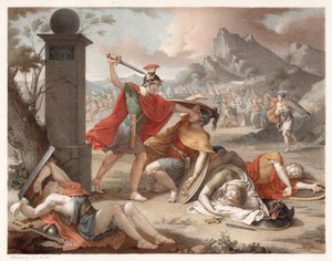 Denis-Sébastien Leroy - A batalha dos Horatii e dos Curatii - 1798