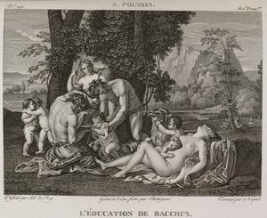 Denis-Sébastien Leroy, Chataigner e Niquet - A educação de Baco, segundo Nicolas Poussin - 1802-1815