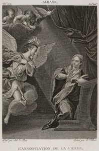 Denis-Sébastien Leroy et Le Villain - A Anunciação da Virgem, segundo Francesco Albani - 1802-1815