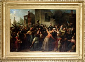 Lincolns passeia por Richmond, 1866 de Dennis Malone Carter