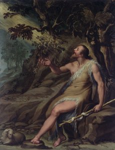 São João Batista no deserto de Denys Calvaert or Calvart