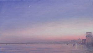 Lua sobre Varanasi