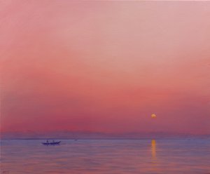 Amanhecer Cor-de-rosa no Ganges