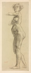 Estudo de uma figura feminina de Derwent Lees