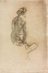 Estudo de uma figura feminina de Derwent Lees