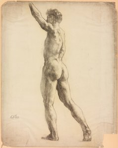 Estudo de uma figura masculina de Derwent Lees