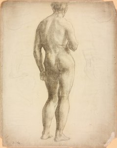 Estudo de uma figura masculina de Derwent Lees