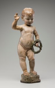 Christ Child (estuque com decoração policromada)