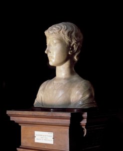 Jovem Escultura de Desiderio da Settignano (ca. 1430-1464) 1450-1455 Dim 40x34,5 cm Florença, Museo Nazionale del Bargello
