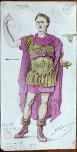 Figurino para Julius Caesar de &39;La Mort de Pompee&39; de Corneille, 1906 de Desire Chaineux