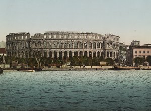Arena del Mare, Pula, c.1900 (impressão fotomecânica) de Detroit Publishing Co.