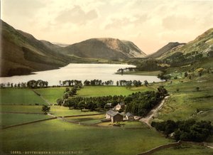 Buttermere e Crummock Water, Lake District, Inglaterra, c.1900 de Detroit Publishing Co.