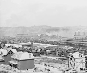 Carnegie Steel Plant, Homestead, Pensilvânia, c.1905 de Detroit Publishing Co.