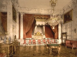 Grand Trianon, câmara da Imperatriz, Versailles, c.1890-1900 de Detroit Publishing Co.