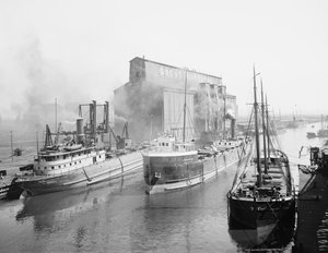 Great Northern Elevator and Shipping, Buffalo, Nova Iorque de Detroit Publishing Co.