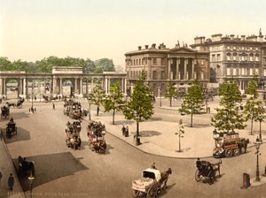 Hyde Park Corner, Londres, c.1890-1900 de Detroit Publishing Co.