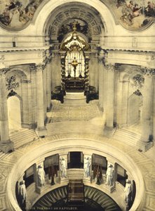 Túmulo de Napoleão, Les Invalides, Paris, França, c.1900