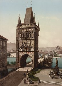 Torre da ponte da cidade velha, Praga, 1905 de Detroit Publishing Co.