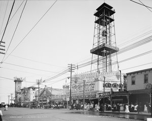 Surf Avenue, Coney Island, c.1904 (foto a p/b)