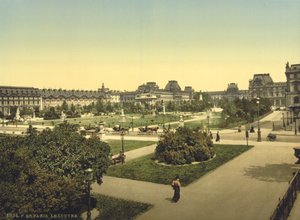 O Louvre, Paris, c.1890-1900 de Detroit Publishing Co.