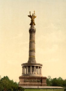 Coluna do Triunfo, Berlim, Alemanha, c.1900 de Detroit Publishing Co.