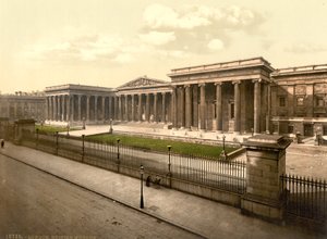 Museu Britânico, Londres, c.1890-1900 (photochrom) de Detroit Publishing Co.