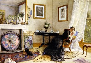 Interior com o Artista de Dewey Bates