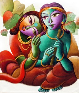 Krishna Radha: O Amor Divino de Dhananjoy Mukherjee