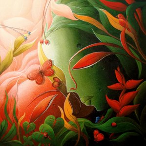 Mulher com Espírito Tropical de Dhananjoy Mukherjee