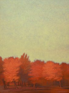Pomar Vermelho-ii, 2008 (pastel sobre papel)