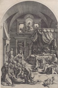 Nascimento de São João Batista, 1555-88.