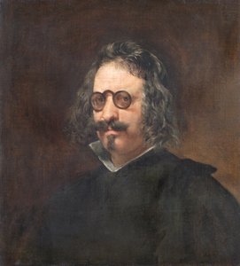 Francisco Gomez de Quevedo y Villegas de Diego Rodriguez de Silva (studio of) Velazquez