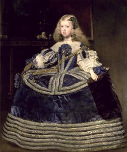 Infanta Margarita Teresa em um vestido azul de Diego Velázquez