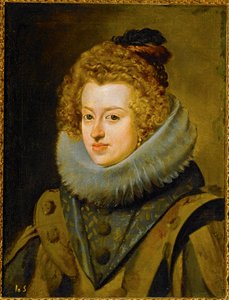 Infanta Maria, rainha da Hungria ... (pintura sobre tela) de Diego Rodriguez de Silva y Velazquez