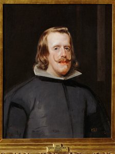 Rei Felipe IV de Espanha ... (pintura sobre tela) de Diego Rodriguez de Silva y Velazquez