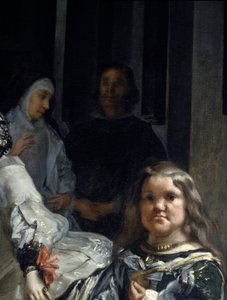 Las Meninas. Pormenor: freira e anão