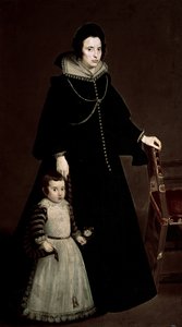 Retrato de Doña Antonia de Ipeñarrieta com um filho, c.1631 (óleo sobre tela)