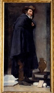 Retrato de Menippe (Menippe de Sinope, poeta e filósofo grego da Escola Cínica, que viveu entre os séculos IV e III a.C.). Pintura de Diego Rodriguez de Silva y Velasquez (1599-1660) de Diego Velázquez