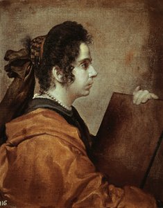 Sibilla (Juana Pacheco), c.1632 (óleo sobre tela) de Diego Rodriguez de Silva y Velazquez