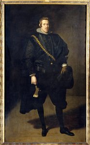 O Menino Dom Carlos Retrato de Dom Carlos (1607-1632), irmão do Rei Filipe IV. Detalhe. Pintura de Diego Rodriguez de Silva y Velázquez dit Diego Velasquez (1599-1660) de Diego Velázquez