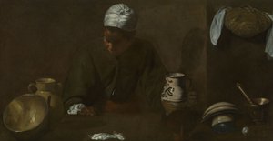 Cena de cozinha de Diego Velázquez