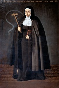 Abadessa Jerónima de la Fuente, 1620. de Diego Velázquez