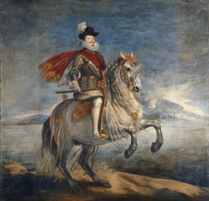 Retrato equestre de Filipe III (1578-1621) c.1628-35