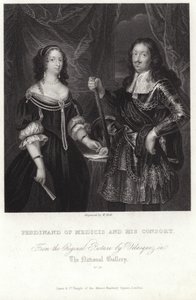 Retrato de Ferdinand de Medicis e sua consorte de Diego Velázquez